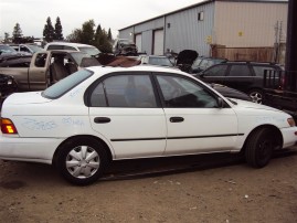 1993 TOYOTA COROLLA DX, 1.8L AUTO  SDN, COLOR WHITE, STK Z15853